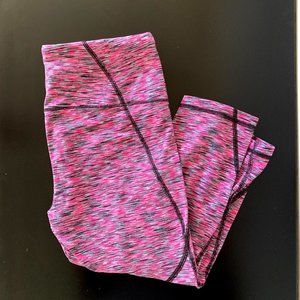 Victoria’s Secret VSX sport pink & black leggings